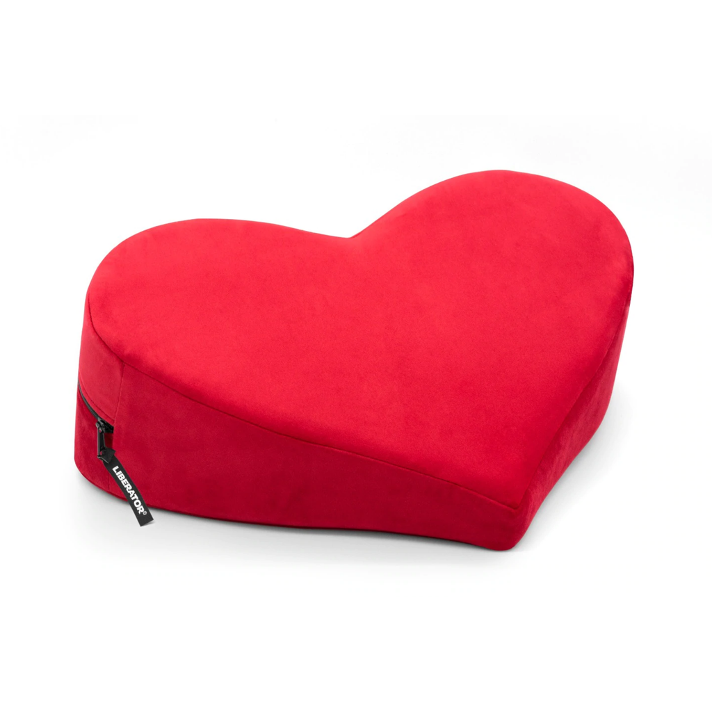 Heart Wedge Red Microvelvet