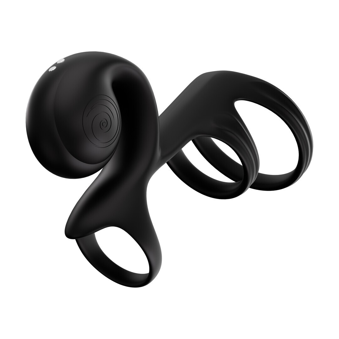 SVibe Snail JOVI Arc Couples Ring - Black