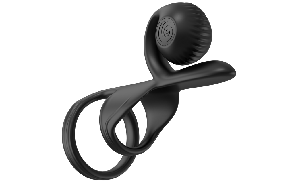 SVibe Snail JOVI Couples Ring - Black