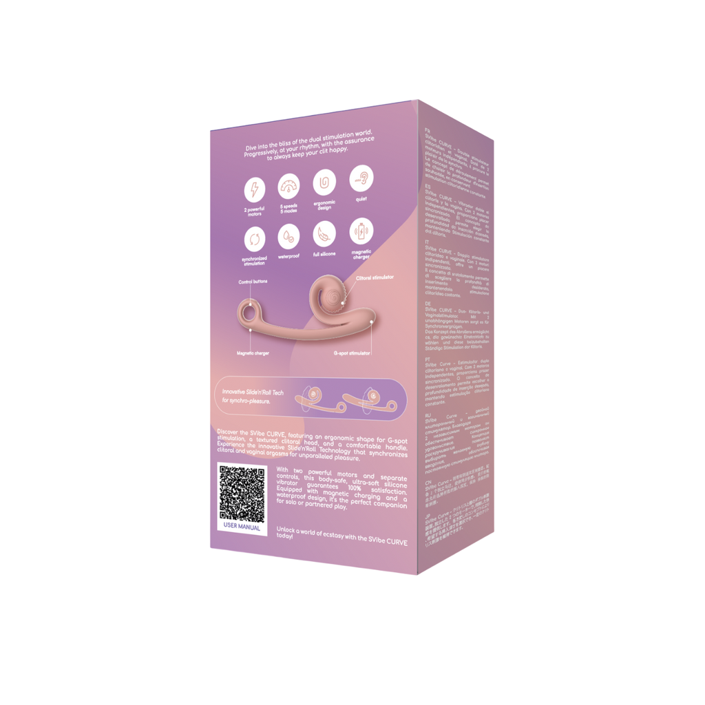 SVibe Snail Curve - Peach