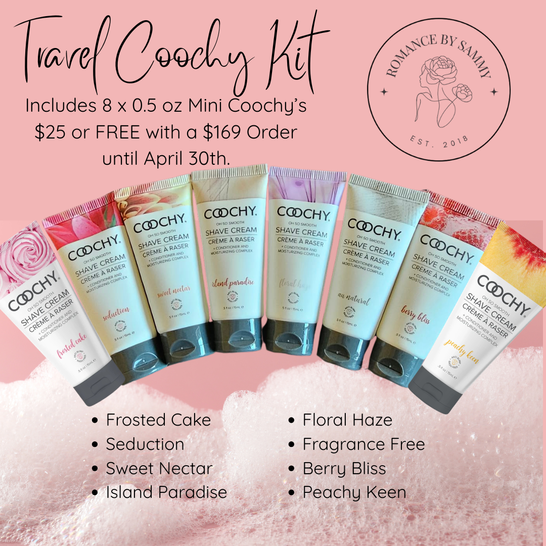 Travel Coochy Pack - 8 x .5 oz Bottles