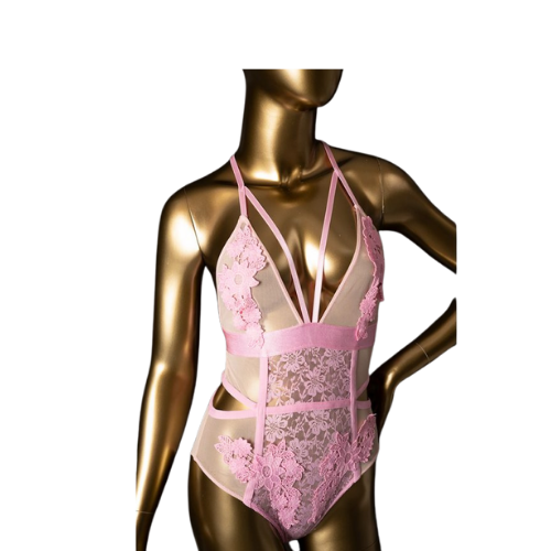 Flower Teddy - Light Pink