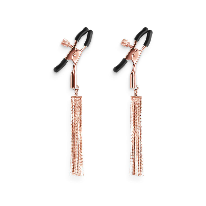 Tassel Nipple Clamps - Rose Gold