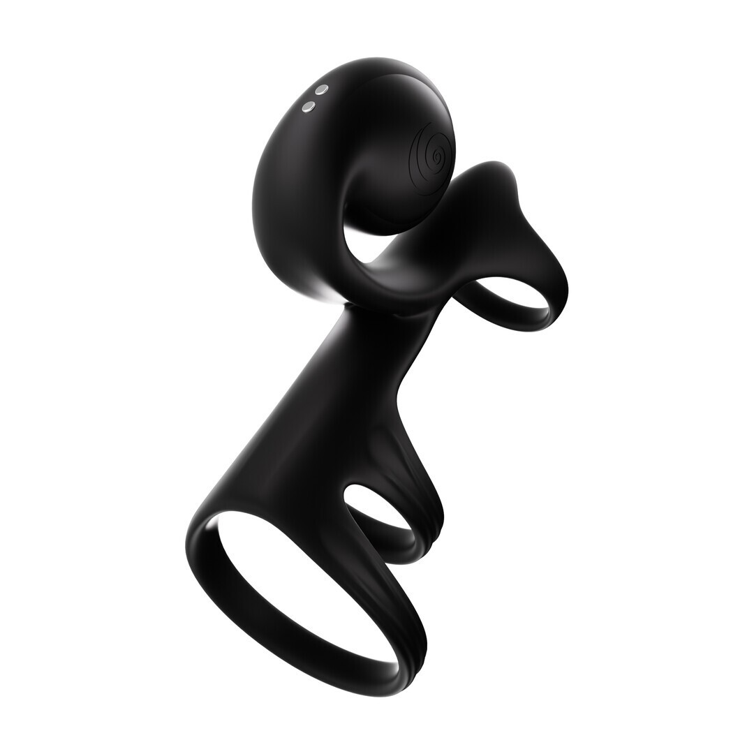 SVibe Snail JOVI Arc Couples Ring - Black